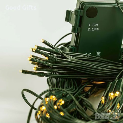 Коледни лампички Завеса, 120LED, 100х200см, снимка 2 - Лед осветление - 42742358