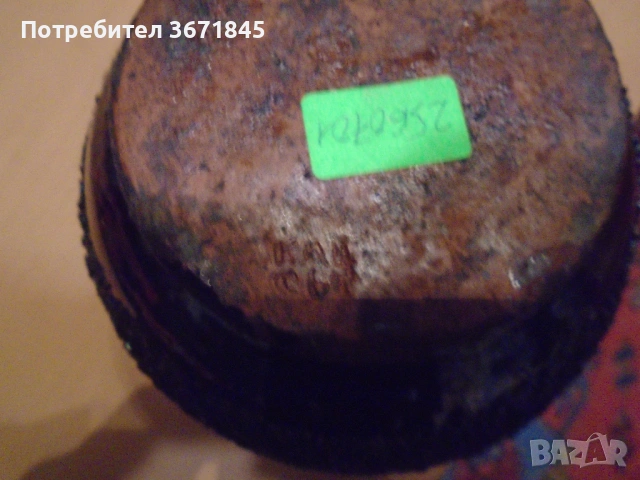 красива, антикварна ваза, подписана, снимка 3 - Вази - 53195671