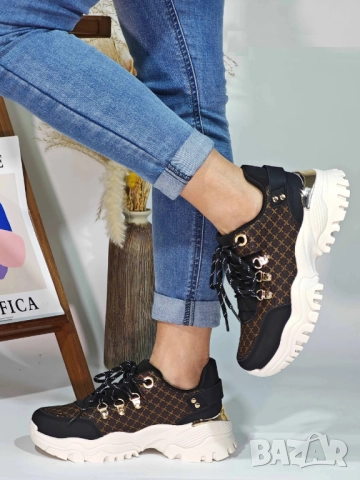 Дамски маратонки с дебела подметка BN333, снимка 3 - Маратонки - 51781469