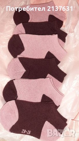 НОВИ ! ДЕТСКИ ЧОРАПИ къс конч за маратонки- Размер 23 /26, снимка 3 - Чорапи - 38197791