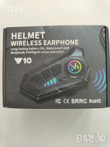 Bluetooth слушалкa мото интерком за каска