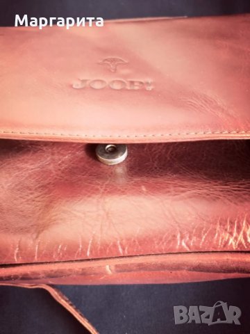 дамска чанта Joop! от естествена кожа, снимка 4 - Чанти - 35040265
