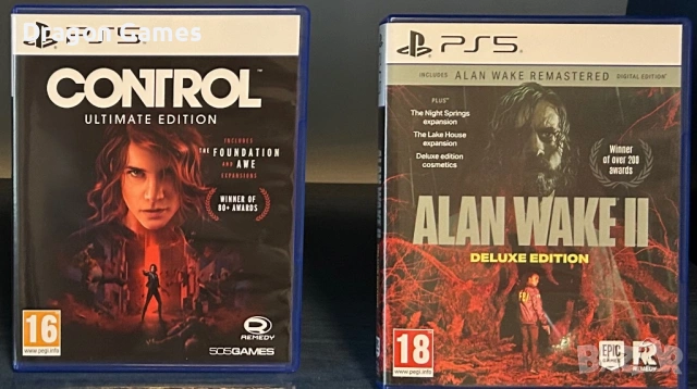 Alan Wake 2 + Control PS5/4