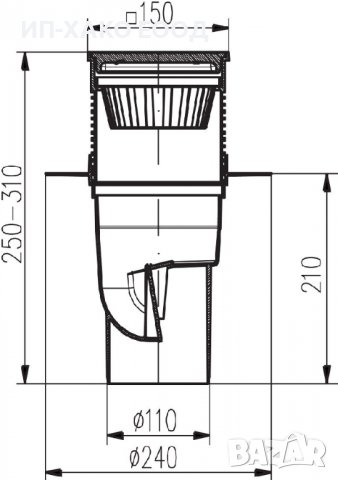 КАНАЛИЗАЦИОНЕН СИФОН ПРАВ, снимка 2 - Строителни материали - 36599901