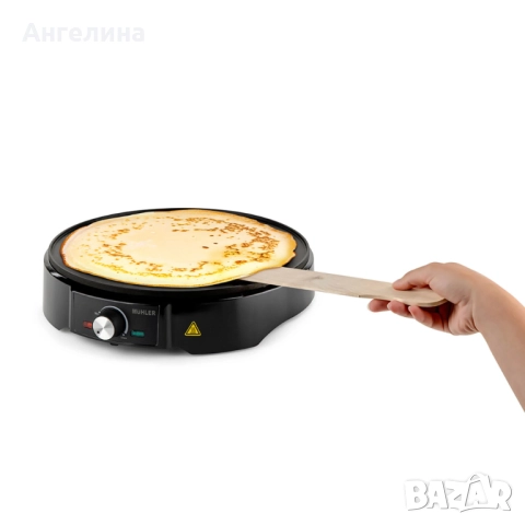 Уред за палачинки MUHLER MHT-383, 1200W, снимка 2 - Гофретници - 52926890