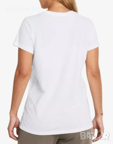 Оригинал! UNDER ARMOUR Sportstyle Logo Ss Tee White дамска тениска, снимка 3 - Тениски - 54330345