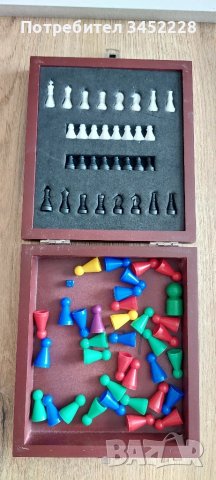 шах кутия дървена за ценители , снимка 3 - Шах и табла - 50829812