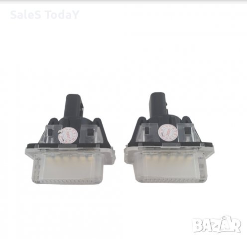 Лед плафони за регистрационен номер за Mercedes, 2бр., снимка 2 - Аксесоари и консумативи - 38145863