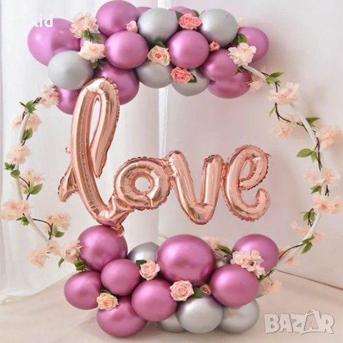 Продава се ниска Арка Кръг обръч окръжност за балони цветя стена фон парти рожден ден поводи circle, снимка 2 - Други - 42760129