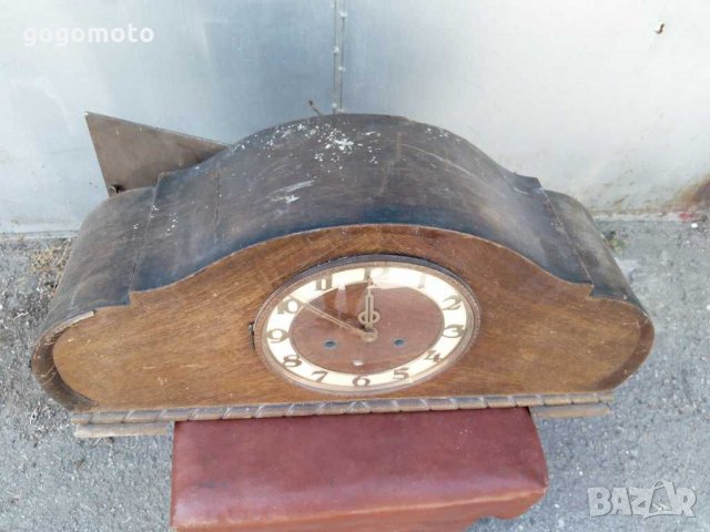 Оригинален стар каминен настолен часовник Механичен, снимка 7 - Антикварни и старинни предмети - 29707562