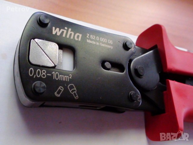 Wiha - Made in Germany - TOP Професионални Кримпклещи 0,08 - 10 mm² !!!ЧИСТО НОВИ!!!, снимка 2 - Клещи - 29256911