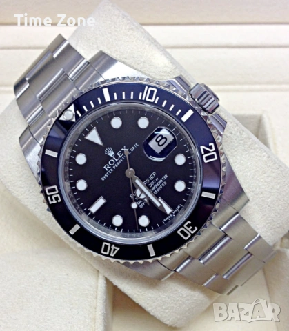 Rolex Submariner 41mm Black Steel Ceramic Automatic Различни Варианти, снимка 3 - Мъжки - 54072254