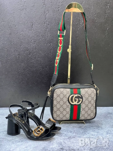сандали на ток chanel gucci, снимка 14 - Сандали - 51450451