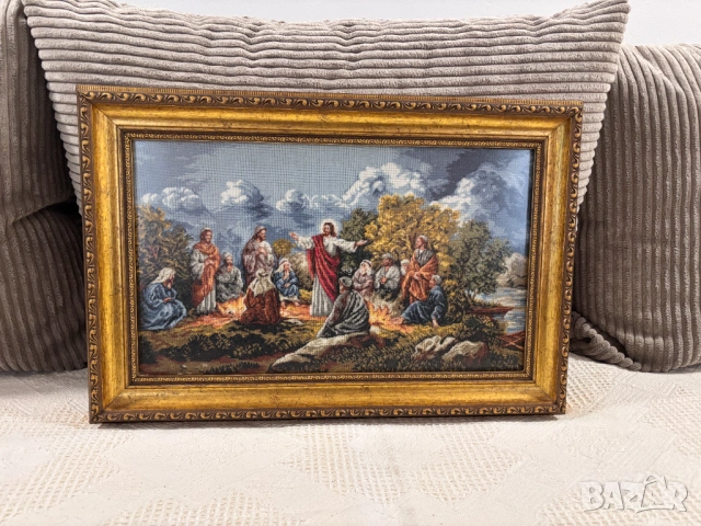 Гоблен "Исус и апостолите", снимка 2 - Гоблени - 54187748