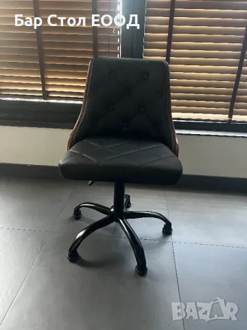 Стол със статични стъпки Boston black /bb/, снимка 4 - Столове - 48102904