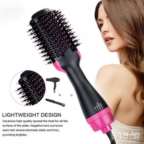 Четка за коса с горещ въздух 2 в 1 One-Step Hair Dryer , снимка 1 - Сешоари - 31739984