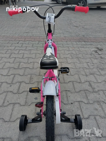 BG Детски велосипед 16" HAMATO розов, снимка 9 - Велосипеди - 54334162