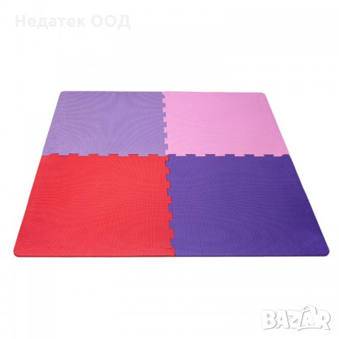 Голям мек пъзел за под Lila , 63x63 см, 4 бр