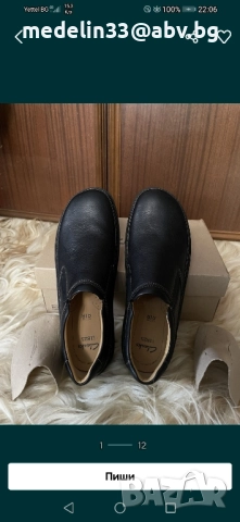 Clarks Active Air 45, нови, ест. кожа, Nature Easy зимни мъжки обувки , снимка 3 - Мъжки боти - 51541723