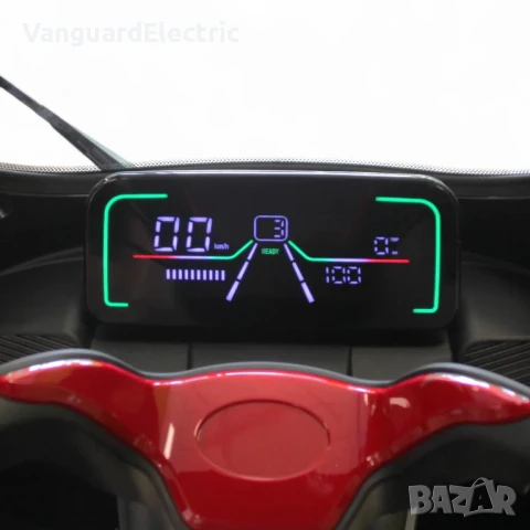 Електрическа Триколка с твърд покрив Apple X3+ 1800W - Червена, снимка 6 - Мотоциклети и мототехника - 51271728