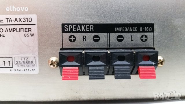 Стерео усилвател Sony TA-AX310, снимка 10 - Ресийвъри, усилватели, смесителни пултове - 29756756