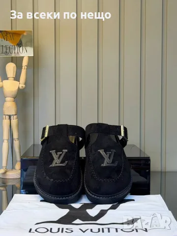 Louis Vuitton Луксозни Чехли Тип Сабо С Каишка И Емблематично Лого - Различни Цветове Код SEM-829, снимка 2 - Чехли - 56131315