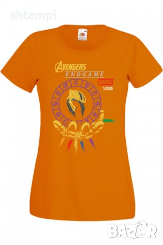 Дамска тениска Avengers End Game Thanos,Филм,Игра,superhero,Изненада,Подарък,Повод,, снимка 8 - Тениски - 37727289