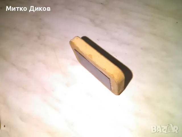 Дървен магнит с тарикатски надпис на английски, снимка 2 - Колекции - 49964163