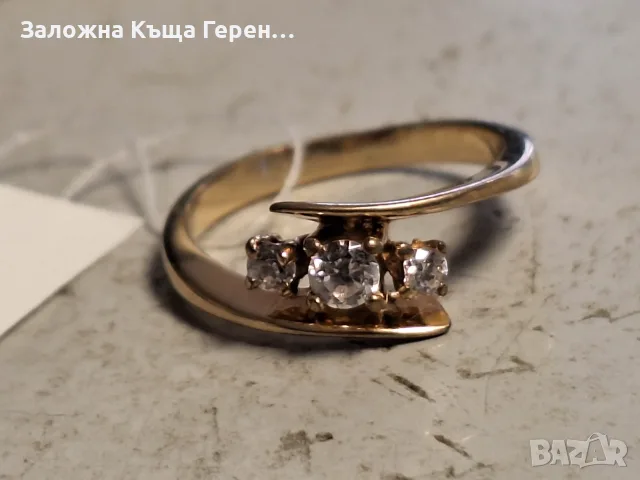 Златен пръстен 2.36гр.14к, снимка 2 - Пръстени - 56460510
