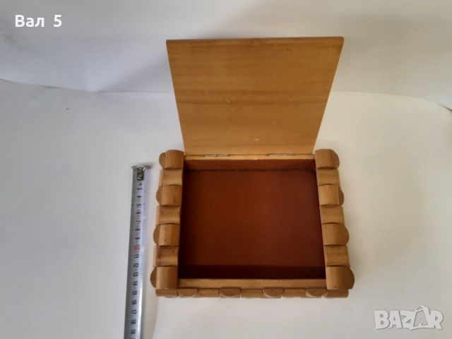 Стара дървена интересна кутия за бижута, снимка 6 - Антикварни и старинни предмети - 52401152