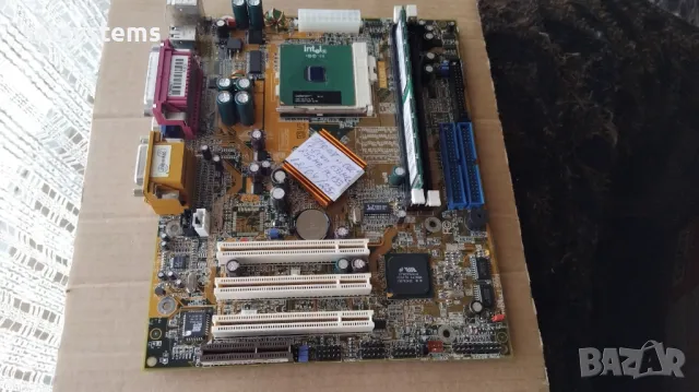 Дънна платка Canyon CN-6LEBMS-T Socket 370 CPU+FAN+RAM, снимка 3 - Дънни платки - 49871312