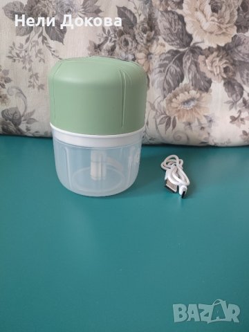 Мини електрически блендер, снимка 2 - Миксери - 44445727