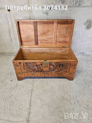 Оргинална Китайска ракла с дърворезба, снимка 7 - Ракли - 51395856