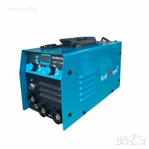 Инверторен електрожен с телоподаващо KraftRoyal – 2 в 1 MIG/MMA заваръчен апарат, снимка 7 - Други инструменти - 54081055