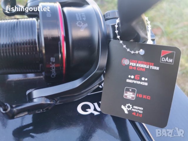  Немска макара за шаран и сом DAM QUICK 2 SLS 8000 FD / 3 бр - 420 лв, снимка 3 - Макари - 34443703