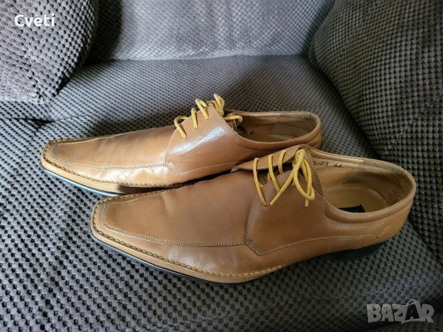 Мъжки кожени обувки Тенденц