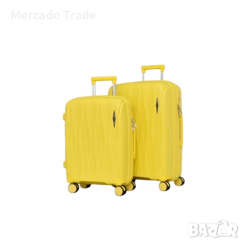 Комплект куфари Mercado Trade, 2бр., 0606, Различни цветове, снимка 4 - Куфари - 51685051