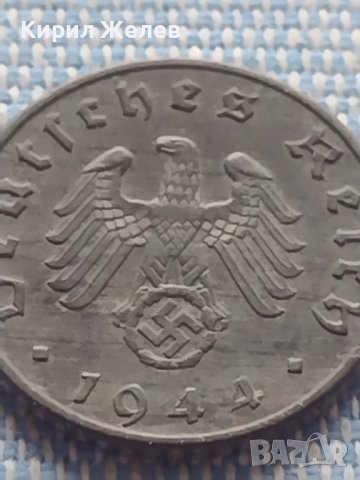 Монета 5 райхсфенинг 1944г. Германия Трети Райх с СХВАСТИКА за КОЛЕКЦИЯ 31567, снимка 8 - Нумизматика и бонистика - 42819860