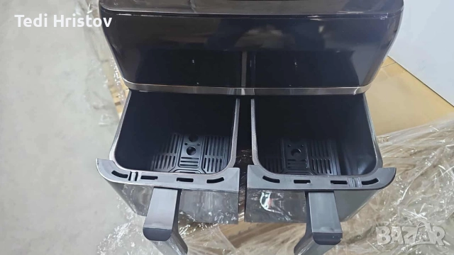 Двоен Air fryer T&G BEST COOKING 32847A0 - отделни LED дисплеи за всяка зона, снимка 3 - Фритюрници - 52368523