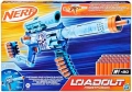 Нов детски бластер Nerf Loadout FrostFusion Blaster с 30 N1 стрели и 4 приставки, снимка 9