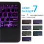 Универсална мини Bluetooth клавиатура с 7 цвята подсветка  TECPHILE, снимка 1