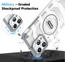 Калъф Wlons Hard Armor с MagSafe / Сив-прозрачен / за iPhone 16 Pro 6.3 Баркод : 3132958, снимка 2