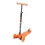 Детска сгъваема тротинетка 21st Scooter със светещи силиконови колела – Оранжева, снимка 3