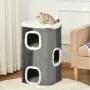 Драскалка за котки PawHut, 3-степенно дърво за катерене, снимка 3