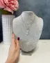 Комплект дамски колиета с перли и висулки, снимка 3