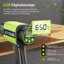 Пистолет за горещ въздух ETOOLAB 2000W темп 50-650°C с LCD дигитален дисплей, снимка 2