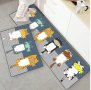 Противоплъзгаща се кухненска подложка за пода