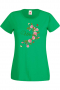 Дамска тениска Ива цветя и пеперуди,Имен ден Подарък,Изненада,Празник,Цветница, снимка 3