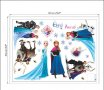 * Замръзналото Кралство frozen Елза всички герои самозалепващ стикер лепенка за детска стая стена , снимка 2