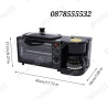 ПРОМО! Мини Фурна с Таймер 2800W 3В1 Грил плоча, Кафемашина, снимка 9